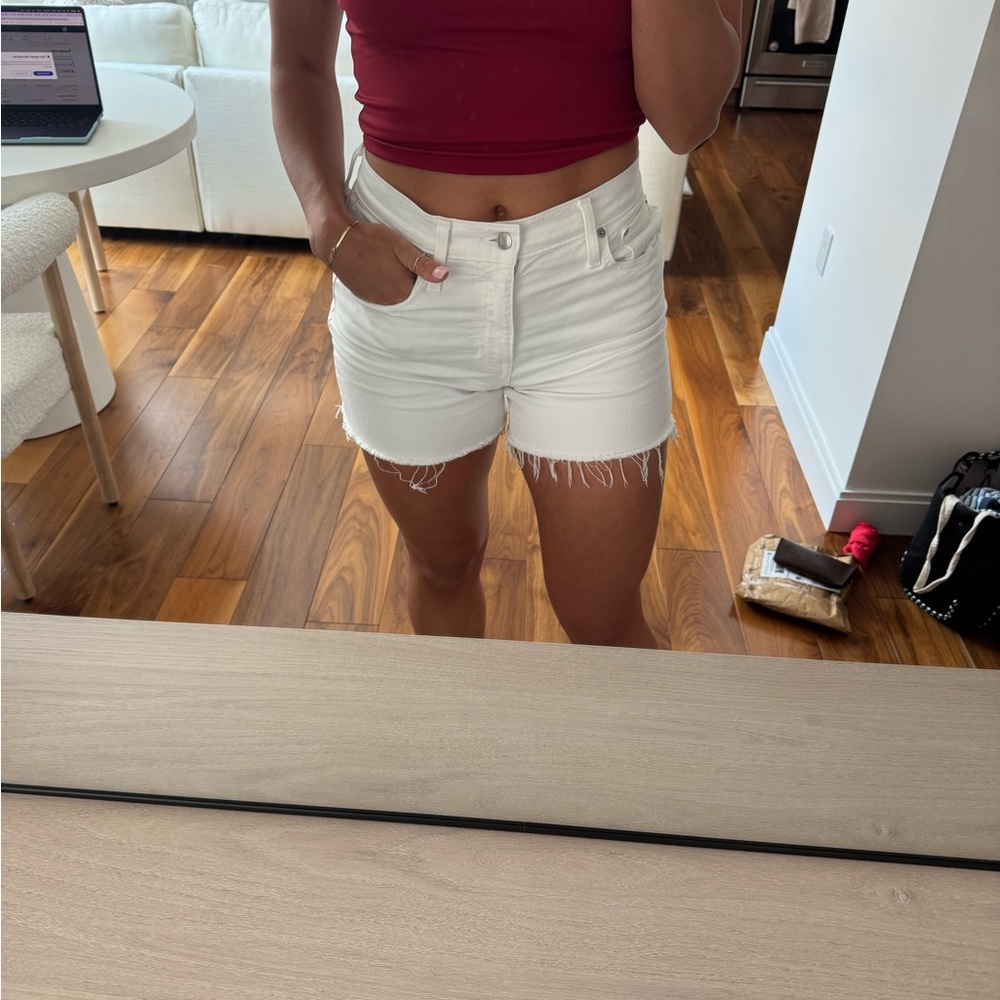 J Crew High Rise Denim Shorts